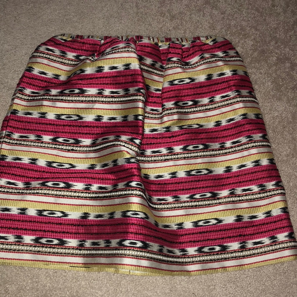 Carven 36 Navajo print skirt